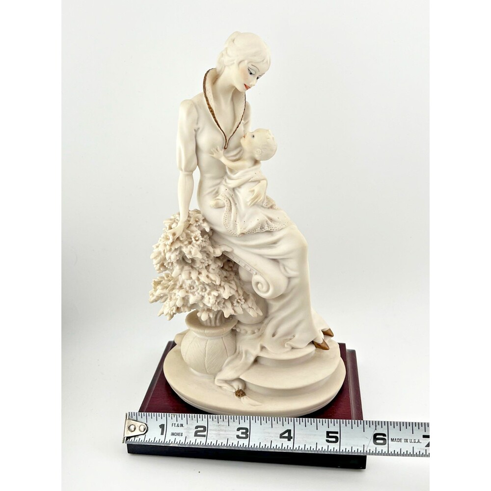 Vtg 1988 Giuseppe Armani Maternity w/ Flowers Figurine Mother & Child Italy EUC - Picture 13 of 15